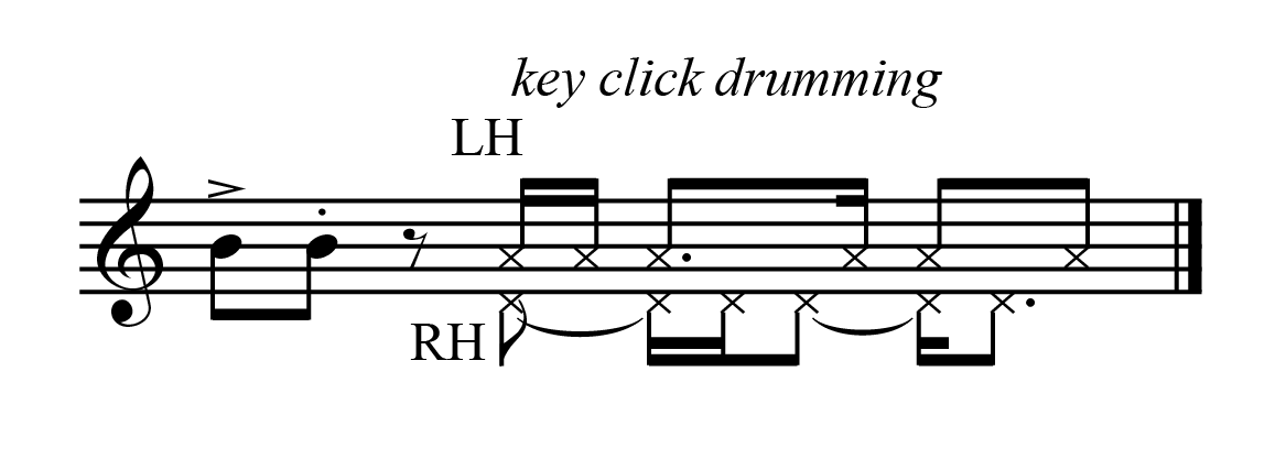keyclick flute